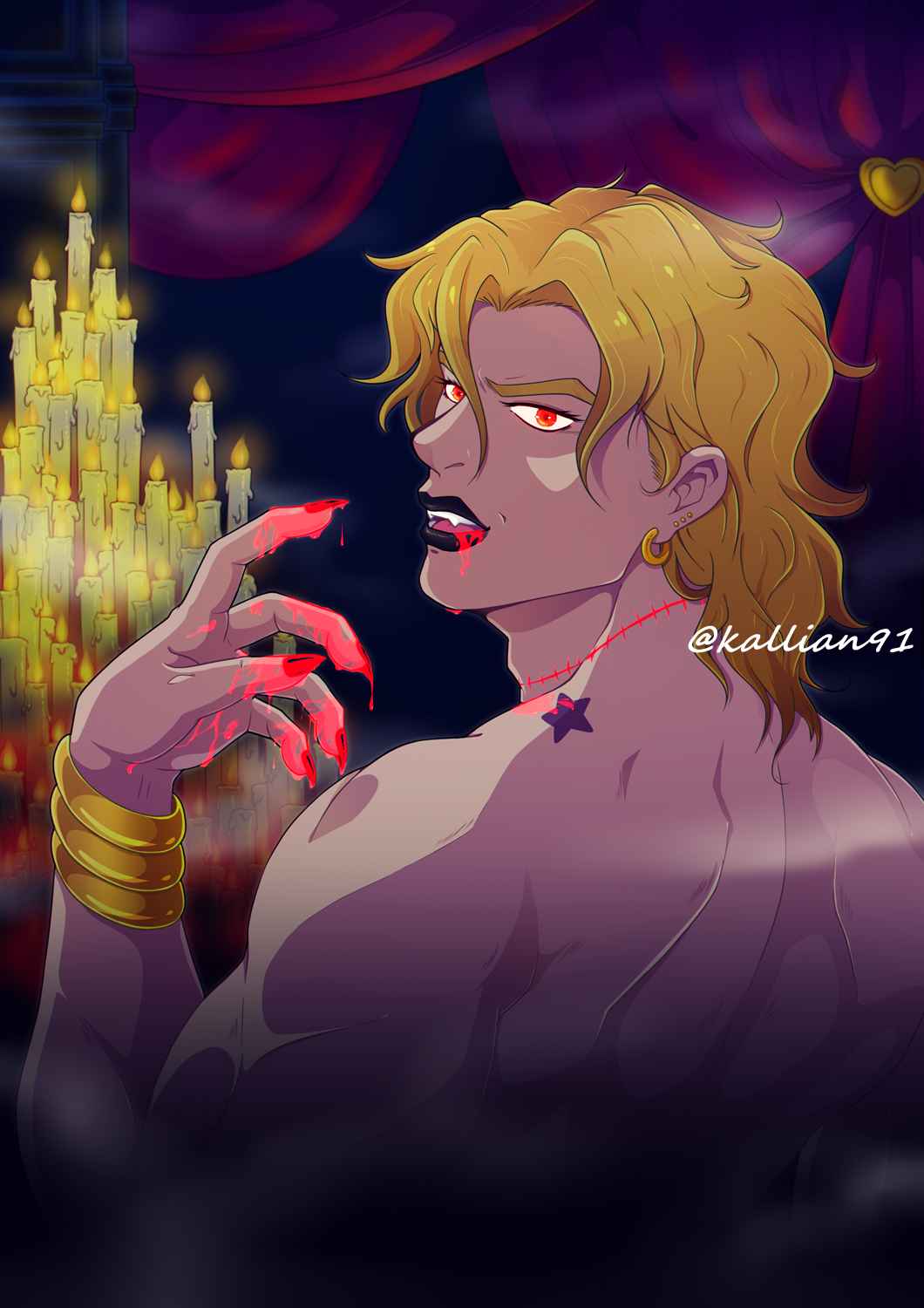Vampire Dio + blood